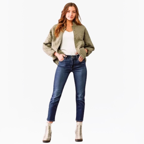 Madewell Denim - Levi’s 724 High-Rise Straight Leg Crop Women’s Jeans - Size: 28